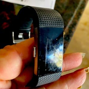 Fitbit charge 2 fitness tracker with charger and two extra bands